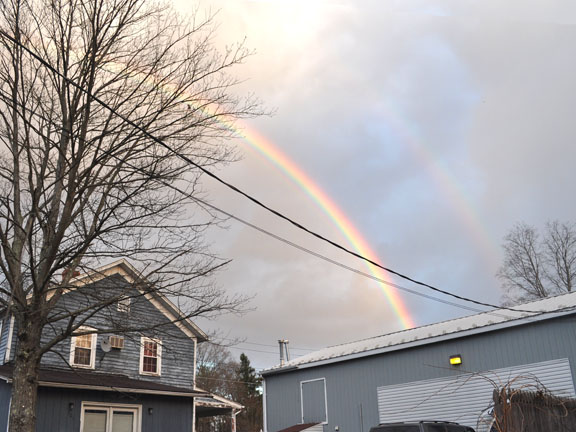 Double rainbow. Photo by David Wineberg